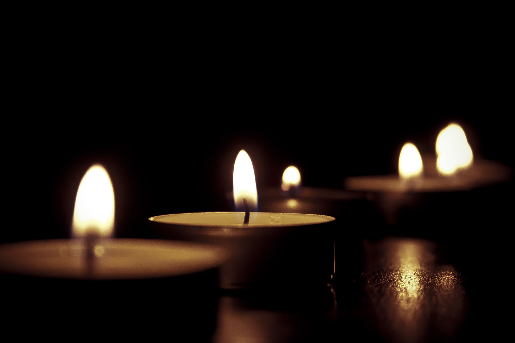 Candles at Night