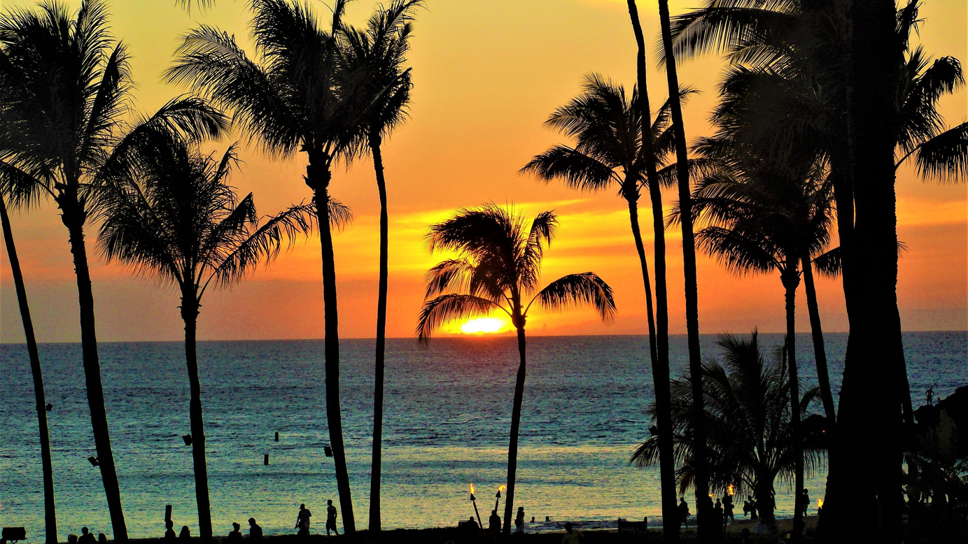 Sunset in Maui, Hawaii